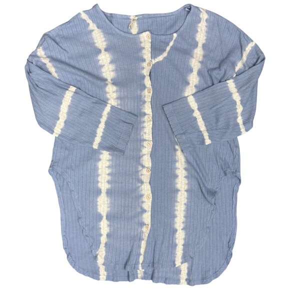 Women's FREE PEOPLE Intimately Little Dream Tie Dye Sleep Shirt | Size L - Picture 3 of 7